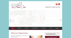 Desktop Screenshot of optionsinhomecare.com